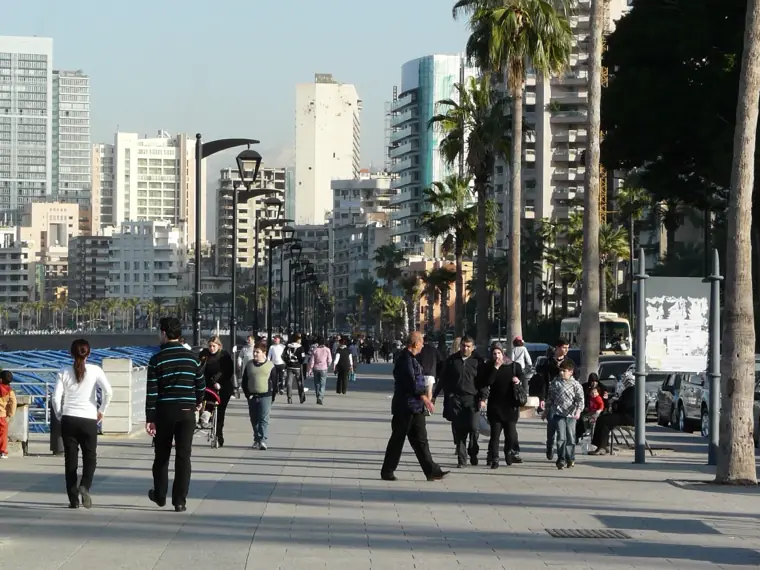 Candados de amor en Beyrouth — Corniche de Beyrouth